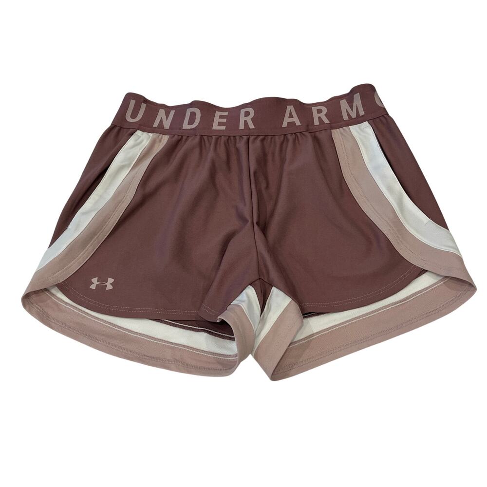 M3-15 UNDER ARMOUR Women's Loose HeatGear Shorts Pink Small